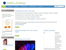 Tablet Screenshot of isabel-larraburu.com